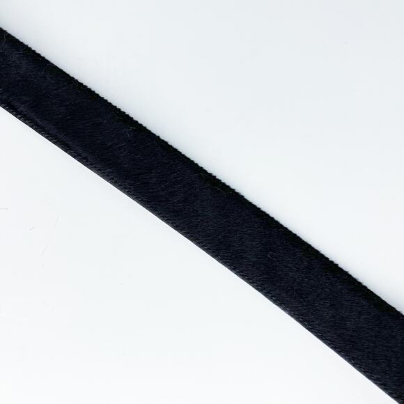 Anna Bella Genuine Black Leather Cowhide Belt Size Medium - Picture 9 of 11